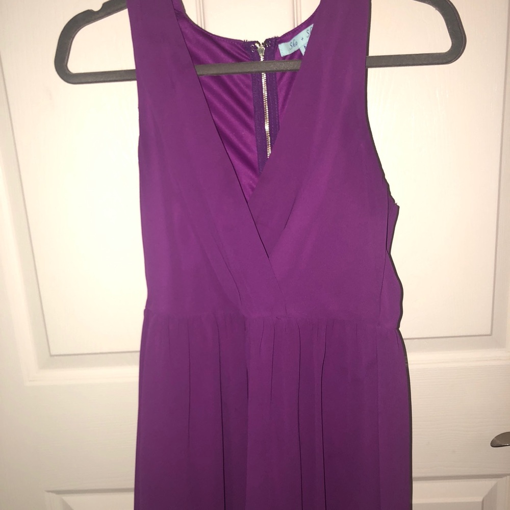 Purple/fushia romper